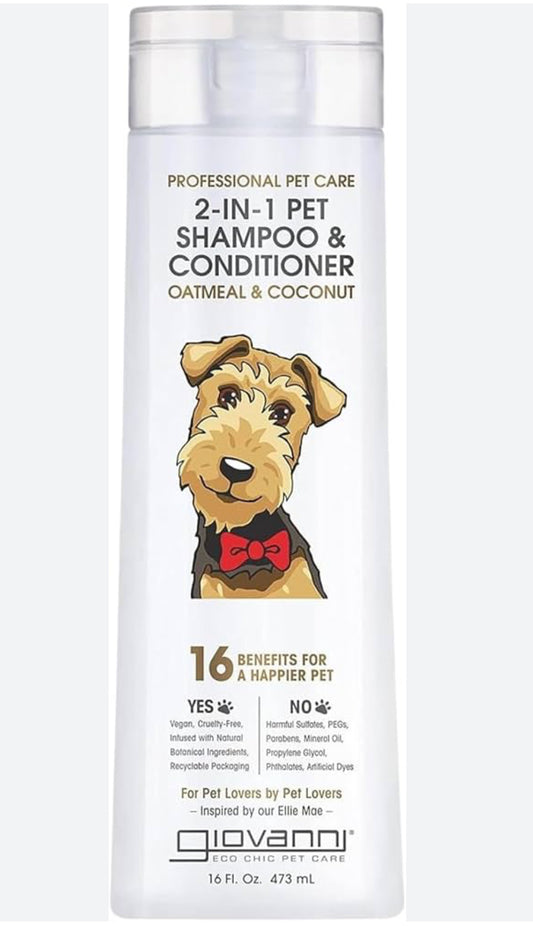 Giovanni Pet Shampoo Oatmeal & Coconut