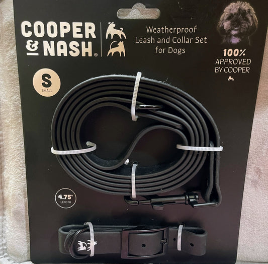 Cooper & Nash weatherproof Leash & Collar Set Small Dogs